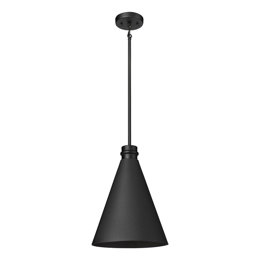 Millennium Lighting Axston 1Lt 18" Outdoor Hanging Lantern, Black - 86104-TBK