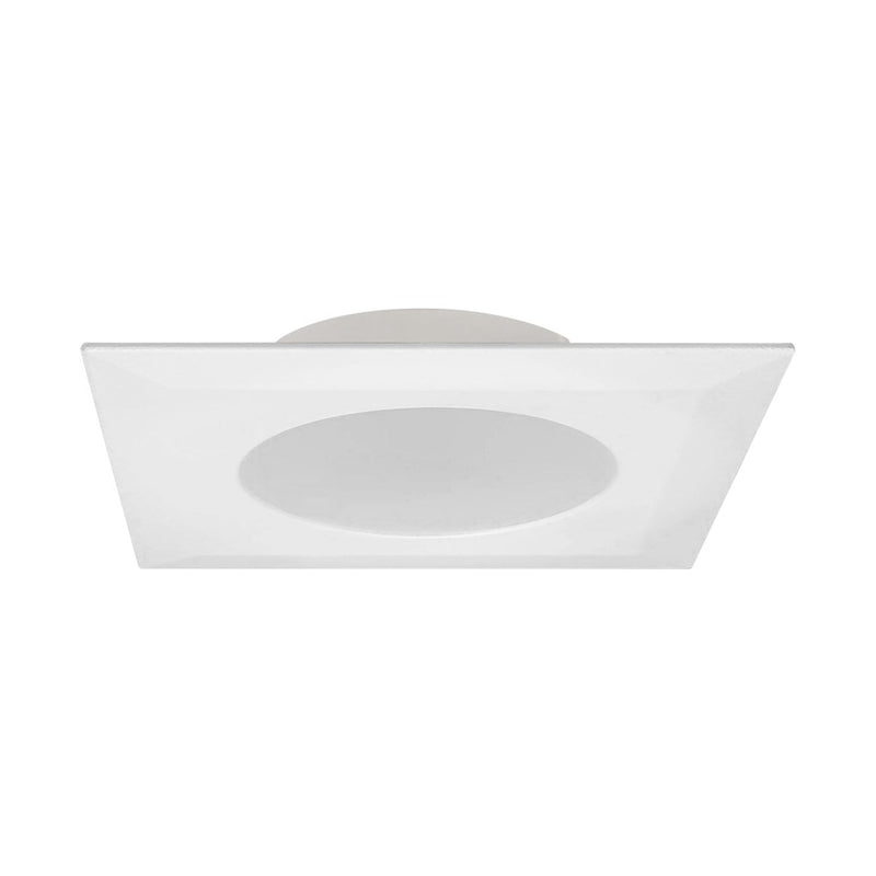 RP Lighting 4" Square LED JBOX Recessed 3K 90CRI, White - 8709WH-90-3K