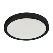 RP Lighting 5" Ultra Slim Round Disk 12W, Black - 8739-1BK-90-3K