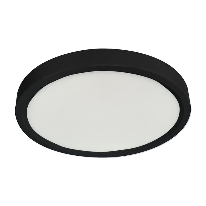 RP Lighting 5" Ultra Slim Round Disk 12W, Black - 8739-1BK-90-3K