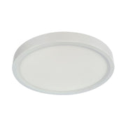 RP Lighting 5" Ultra Slim Round Disk 12W/3K, White - 8739-1WH-90-3K