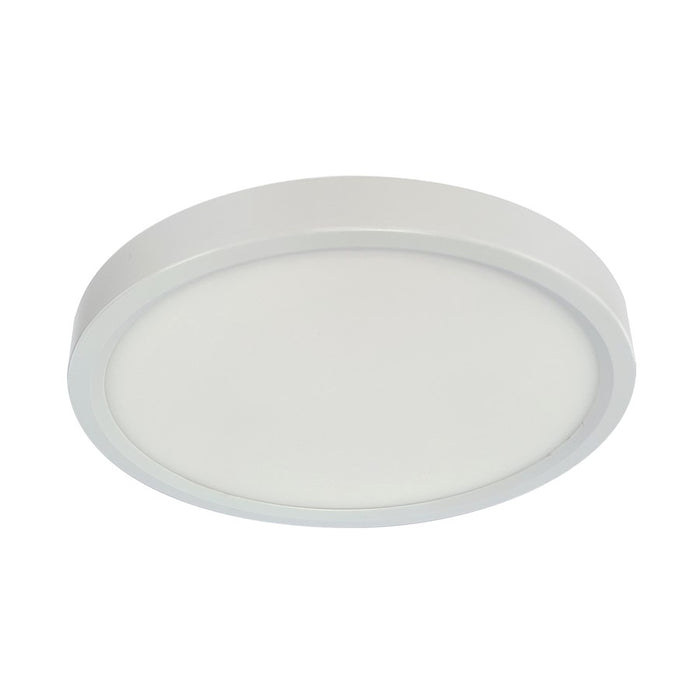 RP Lighting 5" Ultra Slim Round Disk 12W/3K, White - 8739-1WH-90-3K