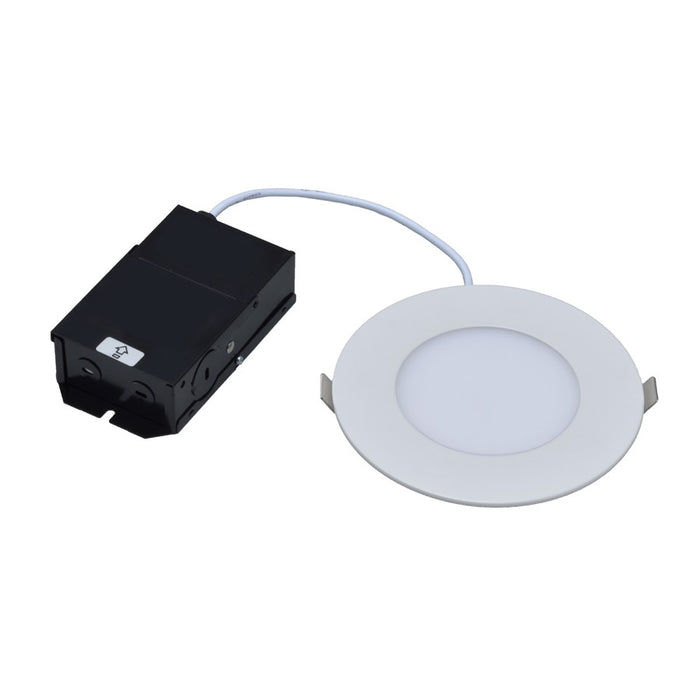 RP Lighting 4" LED Ultra Thin 10.5W, 4K, White - 8742-1WH-90-4K