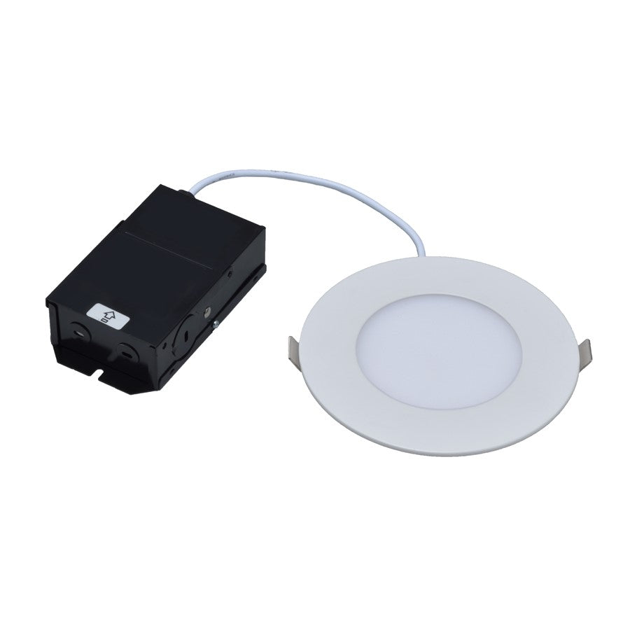 RP Lighting 4" LED Ultra Thin 10.5W, 4K, White - 8742-1WH-90-4K