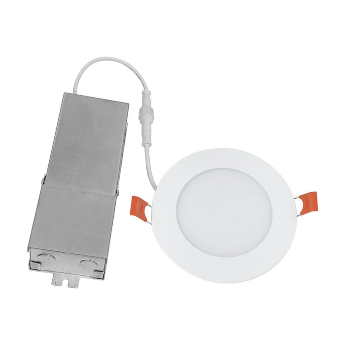 RP Lighting 4" LED Ultra Thin Light 11.2W 90CRI/3K, White - 8742-2WH-90-3K