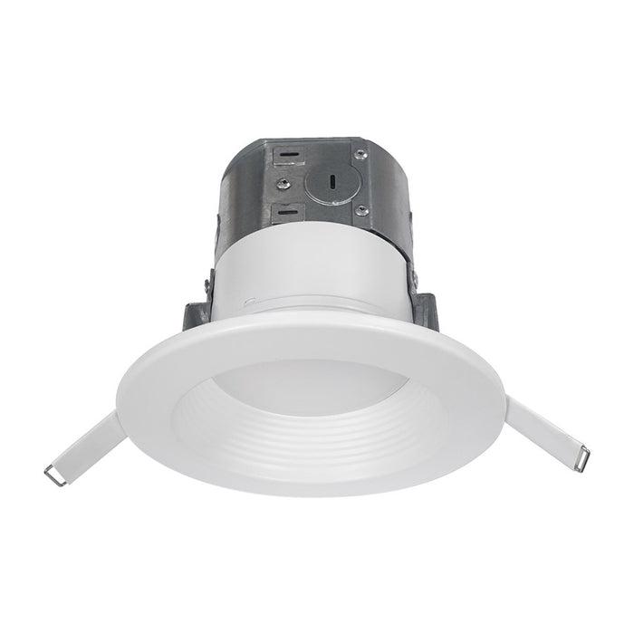 RP Lighting 4" LED Rec Retro J-Box 12.7W 90CRI/3K, White - 8775WH-90-3K