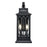 Millennium Lighting Mallorey 2Lt Outdoor Wall Sconce, Black - 88102-PBK