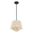 Millennium Lighting Tulara 1 Light Pendant, Matte Black - 9001-MB