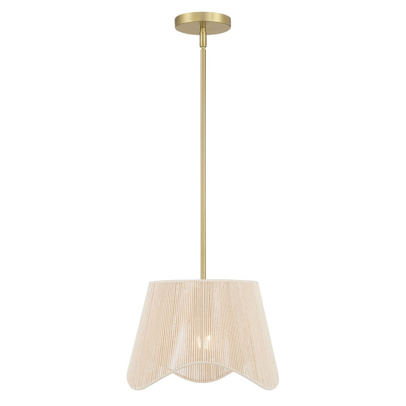 Millennium Lighting Tulara 1 Light Pendant, Vintage Brass