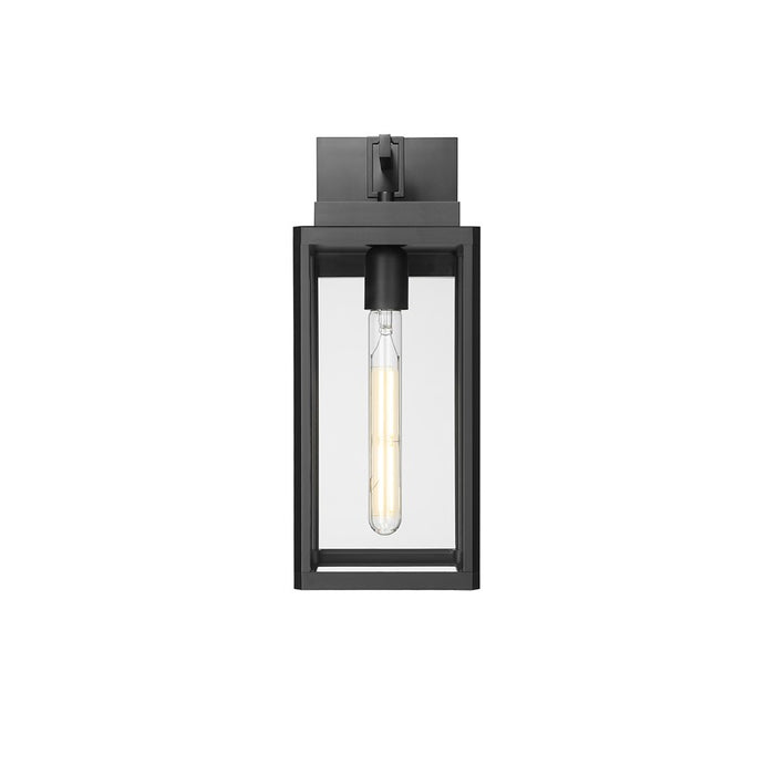 Millennium Alpharetta 15.5" High 1Lt Outdoor Wall Lantern, Black