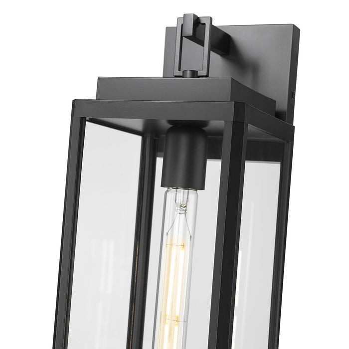 Millennium Alpharetta 15.5" High 1Lt Outdoor Wall Lantern, Black