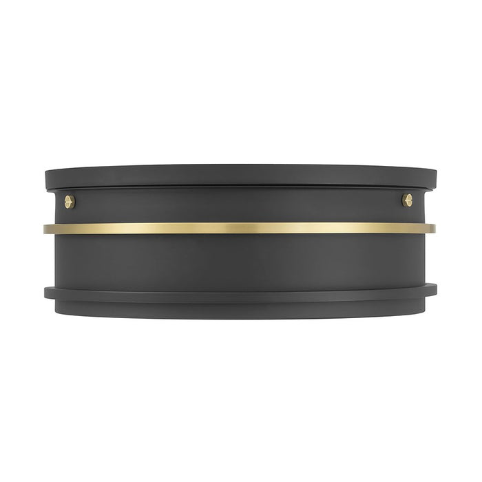 Millennium Lighting Stralara 2 Light Flush Mount, Matte Black