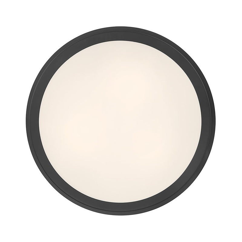 Millennium Lighting Stralara 2 Light Flush Mount, Matte Black