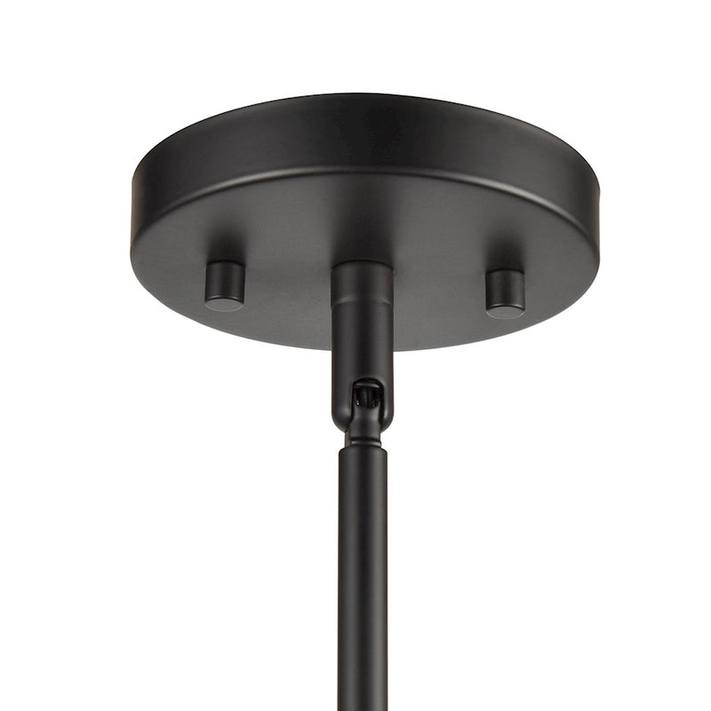 Millennium Lighting Elise 1 Light Pendant Light, Matte Black