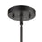 Millennium Lighting Elise 1 Light Pendant Light, Matte Black