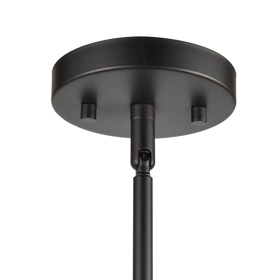 Millennium Lighting Elise 1 Light Pendant Light, Matte Black
