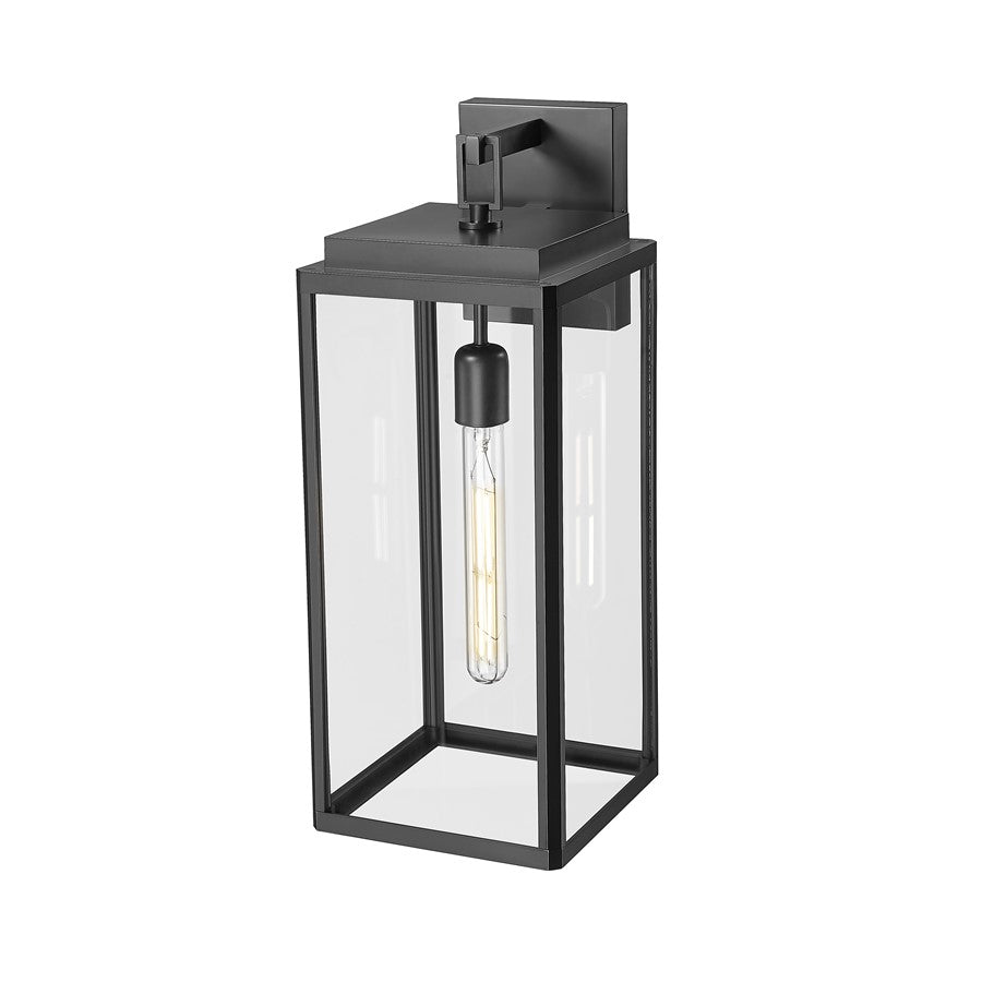 Millennium Alpharetta 19.75" High 1Lt Outdoor Wall Lantern, Black - 902201-PBK