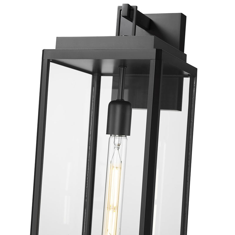 Millennium Alpharetta 19.75" High 1Lt Outdoor Wall Lantern, Black