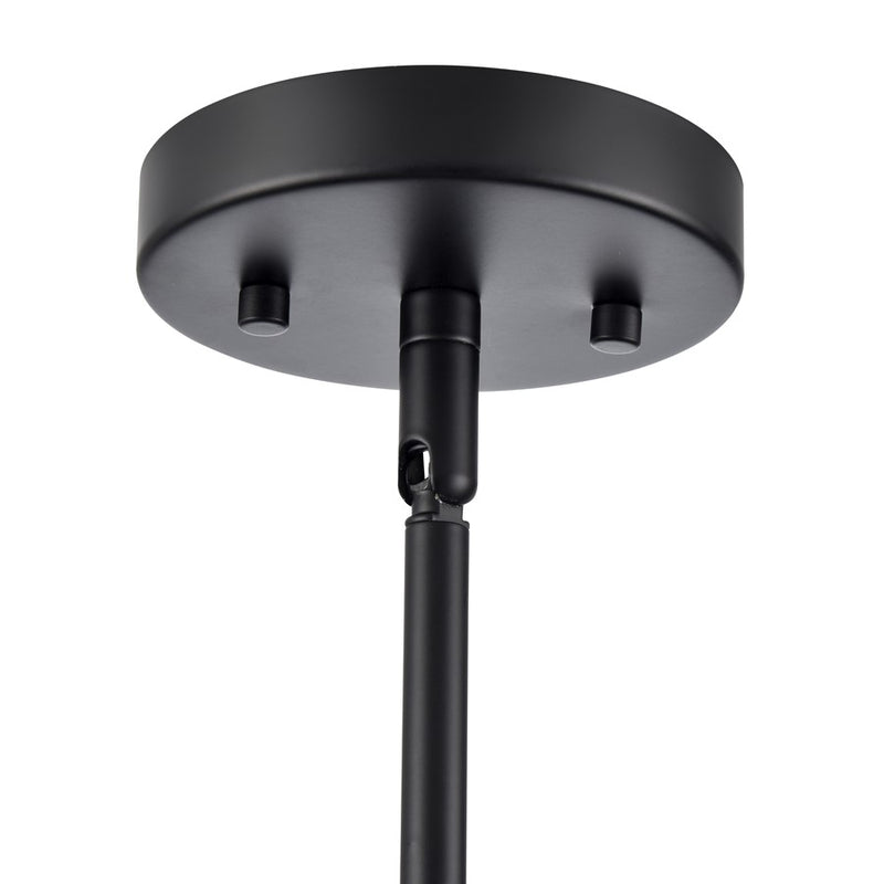 Millennium Lighting Elise 3Lt 22" Pendant, Black/Black