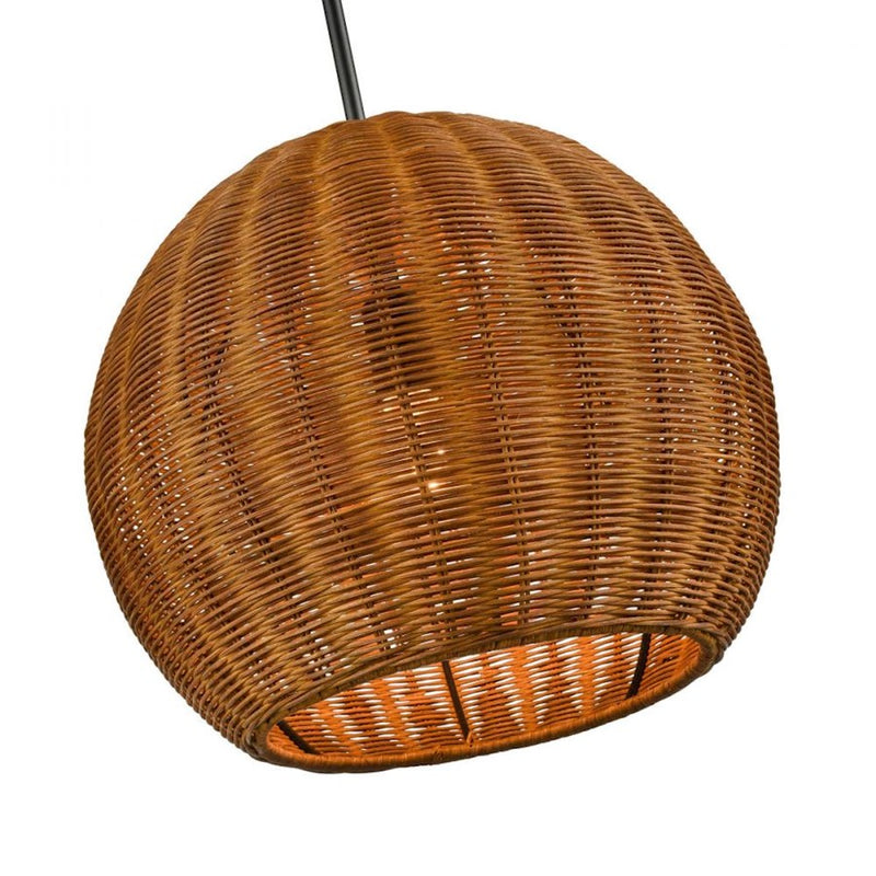Millennium Lighting Elise 1 Light Pendant, Natural