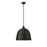 Millennium Lighting Elise 1 Light Pendant, Matte Black - 9026-MB