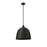 Millennium Lighting Elise 1 Light Pendant, Matte Black