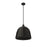 Millennium Lighting Elise 1 Light Pendant, Matte Black
