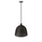 Millennium Lighting Elise 1 Light Pendant, Matte Black
