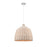 Millennium Elise 1 Light 15" Pendant, White