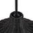 Millennium Lighting Elise 4Lt 24" Pendant, Black/Black
