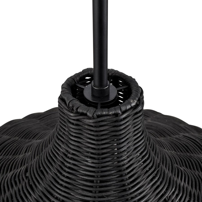 Millennium Lighting Elise 4Lt 24" Pendant, Black/Black