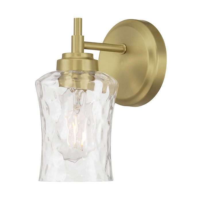 Millennium Clarvyn 1Lt Wall Sconce, Brass/Clear Stone Water - 909101-VB