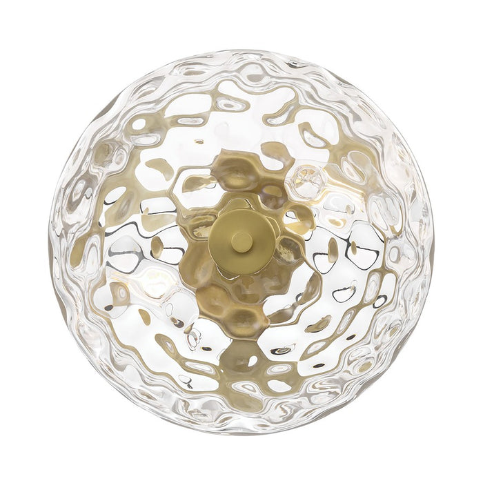 Millennium Clarvyn 2Lt Ceiling Fixture, Brass/Clear Stone Water
