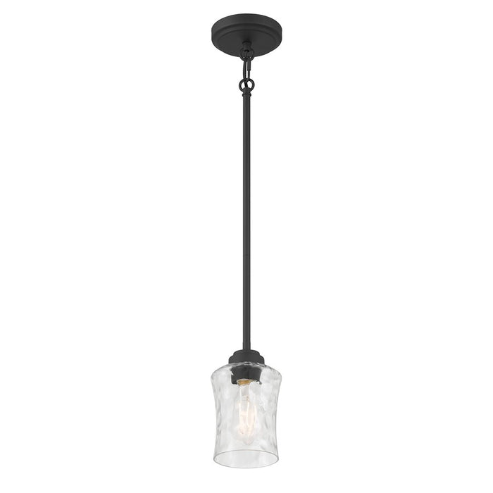 Millennium Clarvyn 1Lt Pendant, Black/Clear Stone Water - 909301-MB