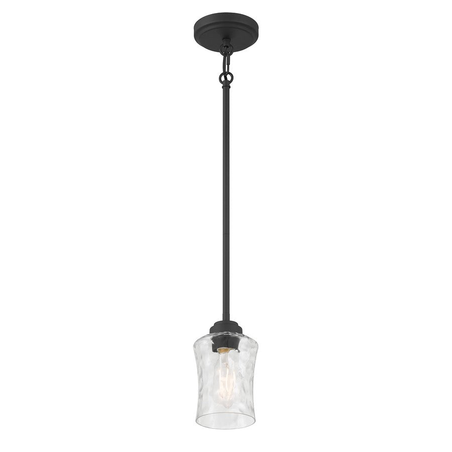 Millennium Clarvyn 1Lt Pendant, Black/Clear Stone Water - 909301-MB