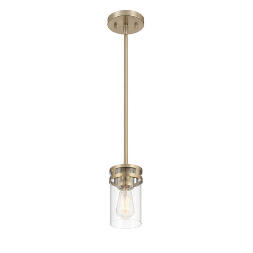 Millennium Lighting Lunden 1 Light Pendant, Modern Gold/Clear - 91011-MG