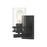Millennium Lighting Lunden 1Lt Wall Sconce, Matte Black/Clear - 91021-MB