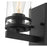 Millennium Lighting Lunden 1Lt Wall Sconce, Matte Black/Clear