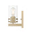 Millennium Lighting Lunden 1Lt Wall Sconce, Modern Gold/Clear