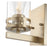Millennium Lighting Lunden 1Lt Wall Sconce, Modern Gold/Clear