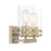 Millennium Lighting Lunden 2Lt Bathroom Vanity Light, Gold/Clear
