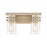Millennium Lighting Lunden 2Lt Bathroom Vanity Light, Gold/Clear