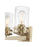 Millennium Lighting Lunden 2Lt Bathroom Vanity Light, Gold/Clear