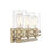 Millennium Lighting Lunden 3Lt Bathroom Vanity Light, Gold/Clear