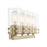 Millennium Lighting Lunden 4Lt Bathroom Vanity Light, Gold/Clear