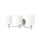Millennium Lighting Ailey 3Lt Vanity, Nickel/Etched Opal White