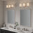 Millennium Lighting Ailey 3Lt Vanity, Nickel/Etched Opal White