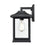 Millennium Southgate 1Lt 14" Outdoor Wall Sconce, Black/Clear