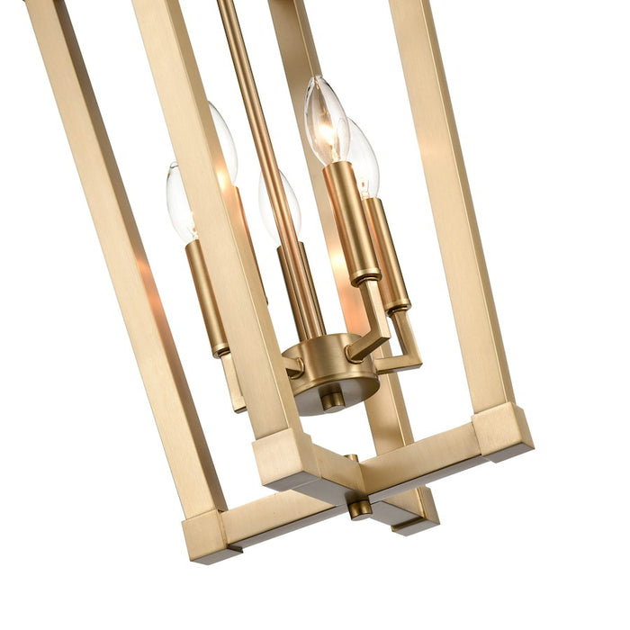 Millennium 5 Light 25" Pendant Light, Modern Gold