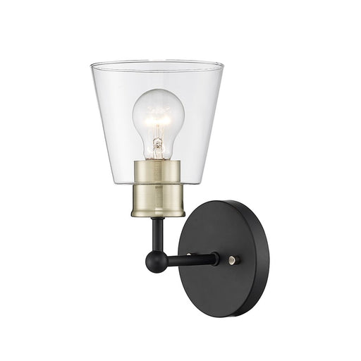 Millennium Lighting Cameron 1Lt Wall Sconce, Black/Modern Gold